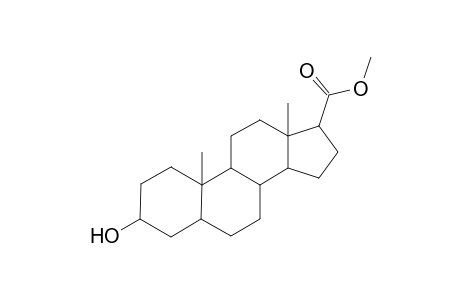 Androstane-17-carboxylic acid, 3-hydroxy-, methyl ester, (3.beta.,5.beta.,17.beta.)-