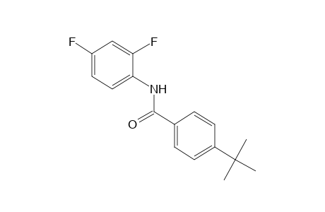 4-tert-butyl-2',4'-difluorobenzanilide