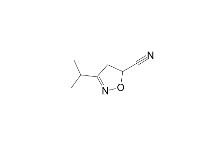 3-Isopropyl-5-cyano-4,5-dihydroisoxazole