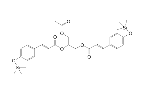 Glycerol <1-acetyl-2,3-di-p-coumaroyl->, di-TMS