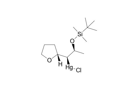 (2R)-2-[(1R,2S)-1-(Chloromercurio)-2-(tert-butyldimethylsilyl)oxy)-1-propyl]tetrahydrofuran