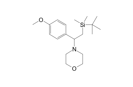 4-(2-(tert-butyldimethylsilyl)-1-(4-methoxyphenyl)ethyl)morpholine