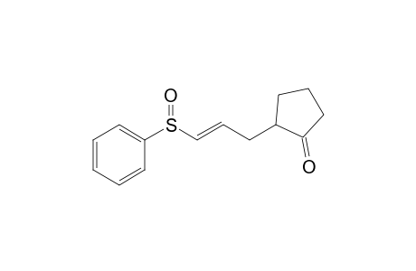 2-[(Phenylsulfinyl)-2-propenyl]cyclopentanone