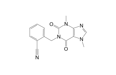benzonitrile, 2-[(2,3,6,7-tetrahydro-3,7-dimethyl-2,6-dioxo-1H-purin-1-yl)methyl]-