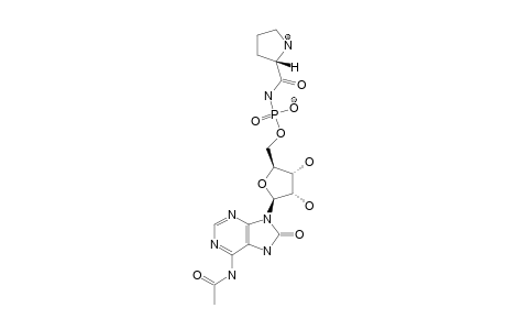 6-N-Acetyl-8-oxoadenosine-5'-(N-L-prolylphosphoramidate)