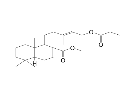 2-NAPHTHALENECARBOXYLIC ACID, 1,4,4A,5,6,7,8,8A-OCTAHYDRO-5,5,8A-TRIMETHYL-1-[3-METHYL-5-(2-METHYL-1-OXOPROPYL)-3-PENTENYL]-METHYL ESTER