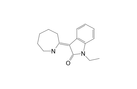 1-Ethyl-3-(hexahydroazepin-2-ylidene)-2-indolinone