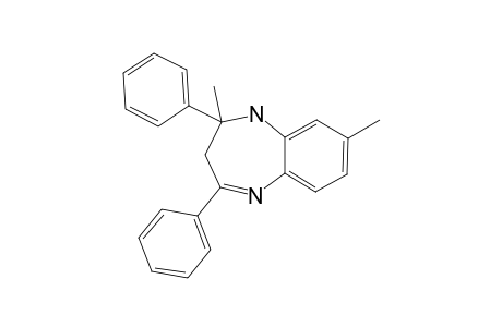 2,3-Dihydro-2,8-dimethyl-2,4-diphenyl-1H-1,5-benzodiazepine