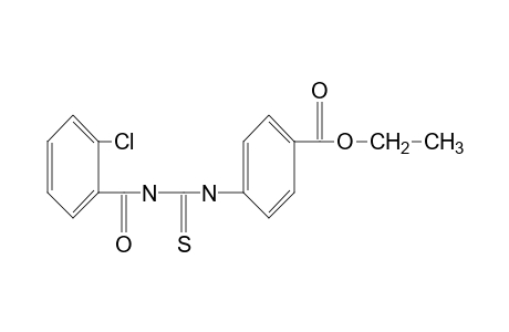 p-[3-(o-chlorobenzoyl)-2-thioureido]benzoic acid, ethyl ester