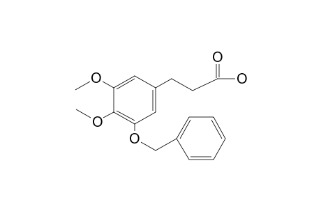 Benzenepropanoic acid, 3,4-dimethoxy-5-(phenylmethoxy)-