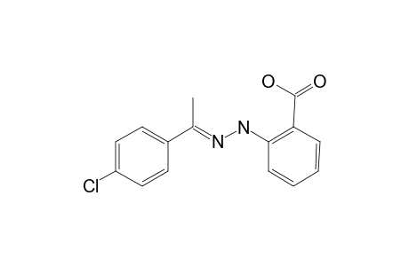 Acetophenone, 4-chloro-, (2-carboxyphenyl)hydrazone