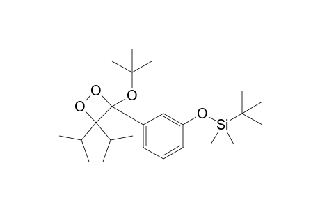 3,3-Bis(isopropyl)-4-t-butoxy-4-[3-(t-butyldimethylsiloxy)phenyl]-1,2-dioxetane