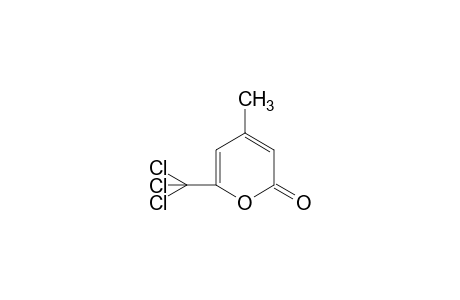 4-methyl-6-(trichloromethyl)-2H-pyran-2-one