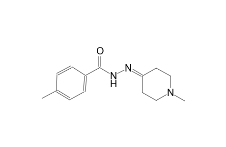 4-methyl-N'-(1-methyl-4-piperidinylidene)benzohydrazide