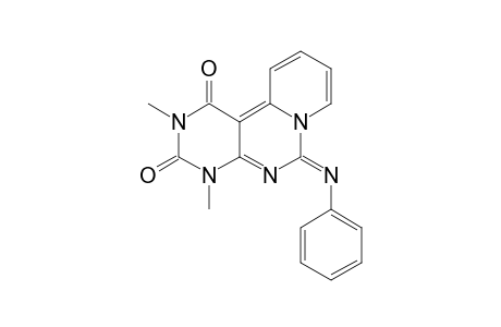 2,4-DIMETHYL-6-(PHENYLIMINO)-PYRIDO-[1',2':3,4]-PYRIMIDO-[4.5-D]-PYRIMIDINE-1,3-(2-H,4-H)-DIONE