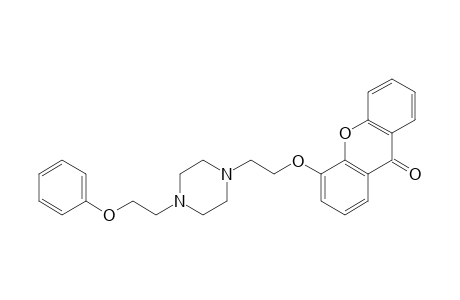 4-(2-(4-(2-Phenoxyethyl)piperazin-1-yl)ethoxy)-9hxanthen-9-one