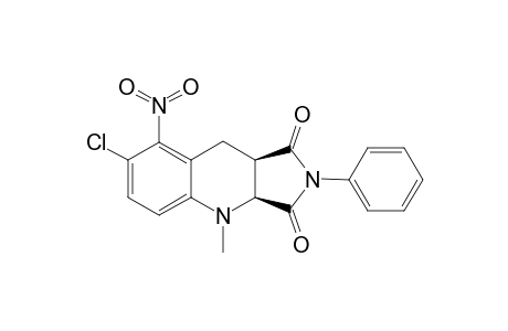 (2S,3R)-5-Nitro-1-methyl-6-chloro-2,3-bis[(N-phenyl)phthalimido]-1,2,3,4-tetrahydroquinoline