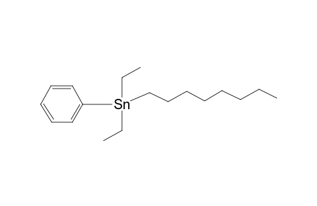 Stannane, diethyl-, N-octyl-, phenyl-