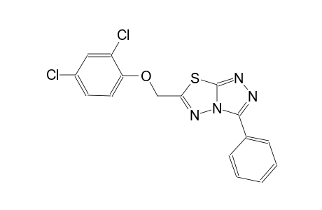 6-[(2,4-dichlorophenoxy)methyl]-3-phenyl[1,2,4]triazolo[3,4-b][1,3,4]thiadiazole
