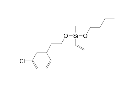 Silane, methylvinyl(2-(3-chlorophenyl)ethoxy)butoxy-