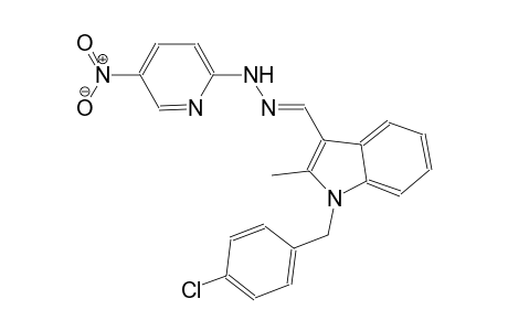 1-(4-chlorobenzyl)-2-methyl-1H-indole-3-carbaldehyde (5-nitro-2-pyridinyl)hydrazone