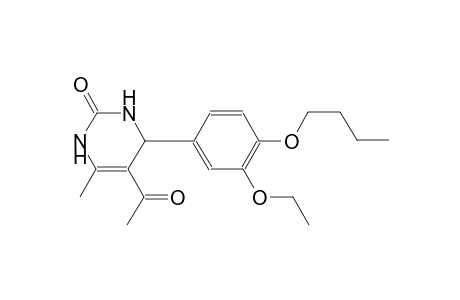 5-acetyl-4-(4-butoxy-3-ethoxyphenyl)-6-methyl-3,4-dihydro-2(1H)-pyrimidinone