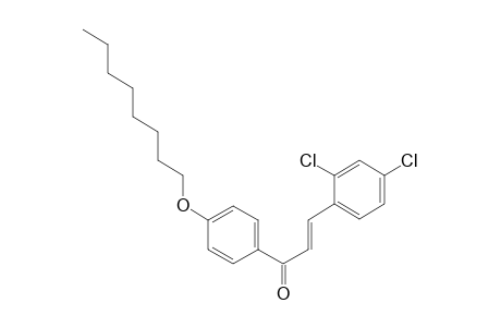 (2E)-3-(2,4-dichlorophenyl)-1-[4-(octyloxy)phenyl]-2-propen-1-one