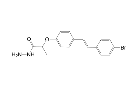 E-4-Bromo-4'-(1-[hydrazinocarbonyl]-ethoxy)-stilbene