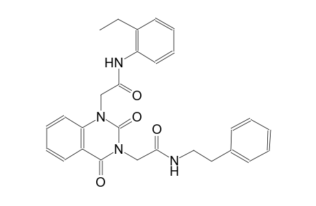 1,3-quinazolinediacetamide, N~1~-(2-ethylphenyl)-1,2,3,4-tetrahydro-2,4-dioxo-N~3~-(2-phenylethyl)-