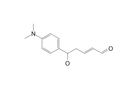 5-(Hydroxy)-5-(4-dimethylaminophenyl)pent-2-en-1-al