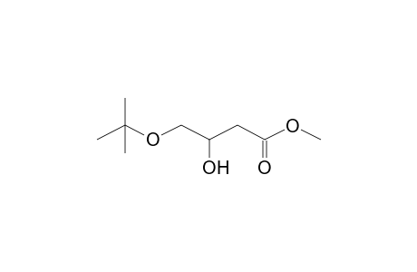 Butanoic acid, 4-(1,1-dimethylethoxy)-3-hydroxy-, methyl ester, (R)-