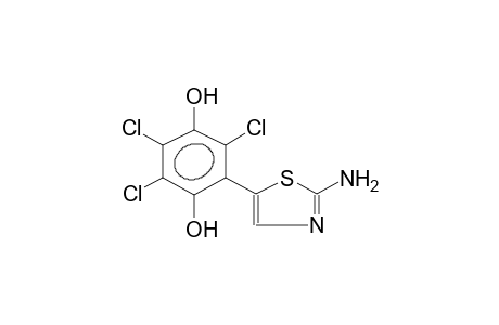 2-AMINO-5-(2,5-DIHYDROXY-3,4,6-TRICHLOROPHENYL)THIAZOLE