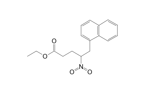 5-Naphthalen-1-yl-4-nitropentanoic acid, ethyl ester