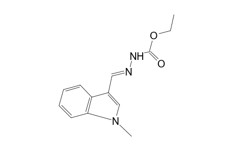 3-[(1-methylindol-3-yl)methylene]carbazic acid, ethyl ester