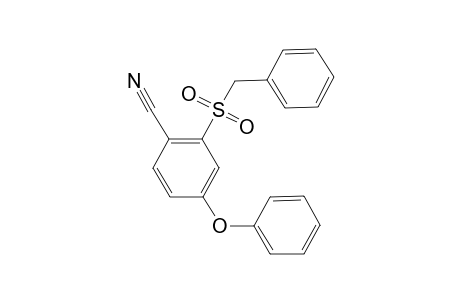 4-Phenoxy-2-phenylmethanesulfonyl-benzonitrile