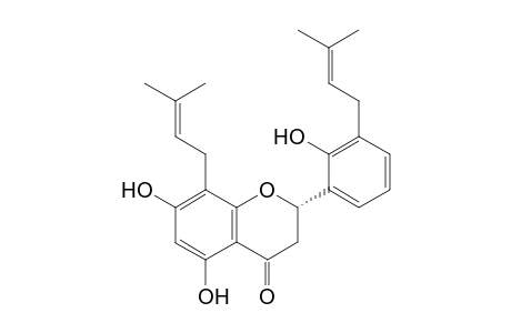 (-)-(2S)-5,7,2'-Trihydroxy-8,3'-diprenylflavanone