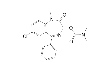 7-Chloro-1-methyl-2-oxo-5-phenyl-2,3-dihydro-1H-1,4-benzodiazepin-3-yl dimethylcarbamate