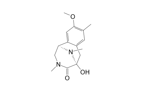 1,2,3,4,5,6-Hexahydro-5-hydroxy-1,5-imino-9-methoxy-3,8,11-trimethyl-4-oxo-3-benzazocine