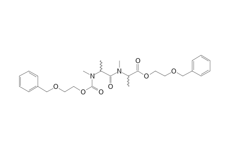 dl-Alanyl-dl-alanine, N,N'-dimethyl-N'-(2-benzyloxyethoxycarbonyl)-, 2-benzyloxyethyl ester