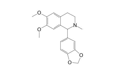 1-Benzo[1,3]dioxol-5-yl-6,7-dimethoxy-2-methyl-1,2,3,4-tetrahydroisoquinoline