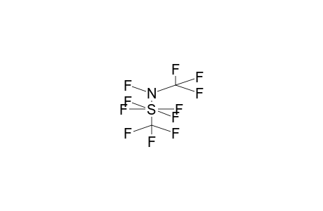 TRANS-TRIFLUOROMETHYL(N-TRIFLUOROMETHYL-N-FLUOROAMINO)SULPHURTETRAFLUORIDE