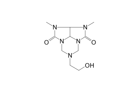 6-(2-hydroxyethyl)-2,3-dimethyltetrahydro-5H-2,3,4a,6,7a-pentaazacyclopenta[cd]indene-1,4(2H,3H)-dione