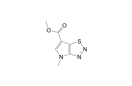 4-METHYL-PYRROLO-[2,3-D]-[1,2,3]-THIADIAZOLE-6-CARBOXYLIC-ACID-METHYLESTER