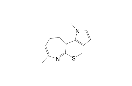 7-Methyl-3-(1-methyl-1H-pyrrol-2-yl)-2-(methylsulfanyl)-4,5-dihydro-3H-azepine