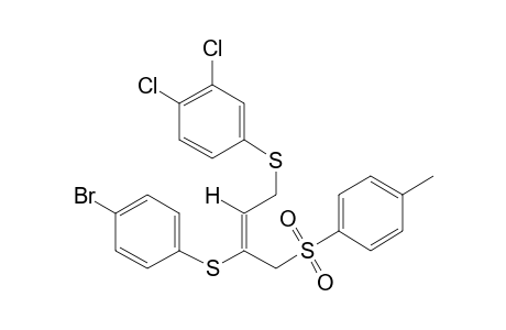 (E)-2-[(p-bromophenyl)thio]-4-[(3,4-dichlorophenyl)thio]-1-(p-tolylsulfonyl)-2-butene