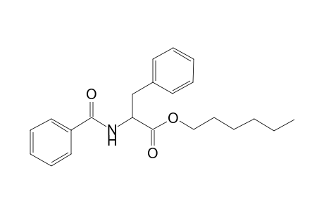 phenylalanine, N-benzoyl-, hexyl ester