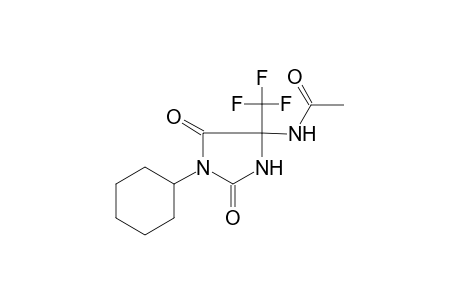 Acetamide, N-(1-cyclohexyl-2,5-dioxo-4-trifluoromethylimidazolidin-4-yl)-