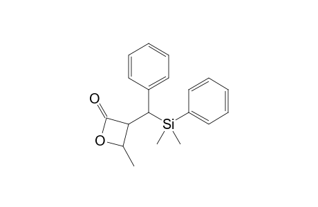 (2RS,3SR)-2-[(RS)-.alpha.-dimethyl(phenyl)silylbenzyl]-3-methylpropan-3-olide