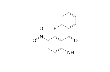 (2-fluorophenyl)(2-(methylamino)-5-nitrophenyl)methanone