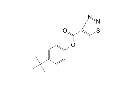 1,2,3-thiadiazole-4-carboxylic acid, p-tert-butylphenyl ester